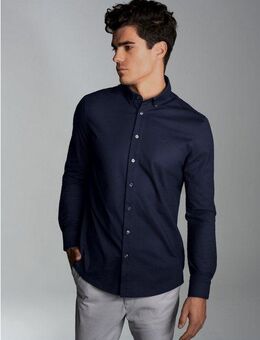 Trigema Poloshirt TRIGEMA Business-Hemd aus DELUXE-Single-Jersey (1-tlg)