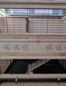 Zwergkaninchen Innenstall Holz 2 Etagen in 04416