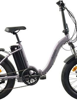 LLobe E-Bike Faltrad Elektro Faltrad 20" Terrain grau, Shimano Tourney Schaltwerk, Kettenschaltung, Heckmotor, 468 Wh