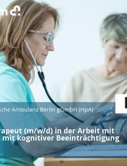 Musiktherapeut (m/w/d) in der Arbeit mit Menschen mit kognitiver Beeinträchtigung - Berlin