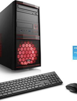 CSL Speed V21814 PC (Intel Pentium Gold G6400, 8 GB RAM, 500 GB SSD, Luftkühlung)