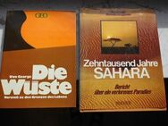 Die Wüste GEO Buch Uwe George+Zehntausend Jahre Sahara, Henri J. Hugot, Maximilien Bruggmann, 2 Bücher/Bildbände zus. 5,- - Flensburg