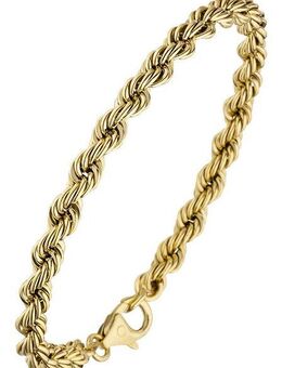 JOBO Armband Kordelarmband, 585 Gold 3,2 mm 19 cm