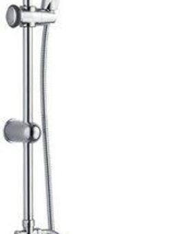 Eisl Duschsystem EASY ENERGIE, Höhe 103,3 cm, Regendusche ohne Armatur, Duschsystem mit Kopfbrause und Handbrause