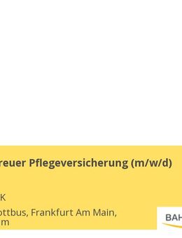 Kundenbetreuer Pflegeversicherung (m/w/d) - Frankfurt (Main)