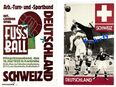 DFB 1929 und 1932 Deutschland gegen Schweiz Stadion Karlsruhe und Leipzig 2 Bilder in 46499