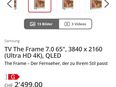 Samsung TV The Frame 7.0 65", 3840 x 2160 (Ultra HD 4K), QLE in 4142