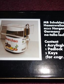 Ein tolles Geschenk : „ No-Tella “ * Spaß * verschließen * Geschenk * Freunde * Party - Berlin