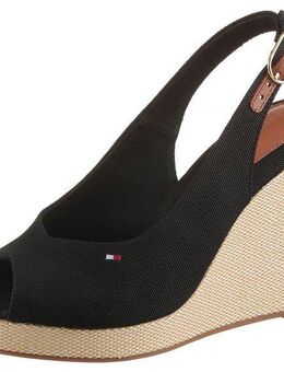 Tommy Hilfiger FLAG HIGH WEDGE ESPAD SLINGBACK High-Heel-Sandalette, Sommerschuh, Partyschuh, Keilsandalette, in schmaler Form