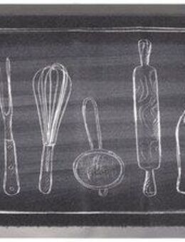 Primaflor-Ideen in Textil Küchenläufer KITCHEN TOOLS, Made in Belgium, rechteckig, Höhe: 6,5 mm, Motiv Küchenutensilien, rutschhemmend, waschbar, Küche