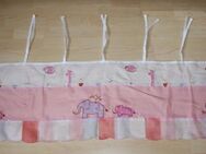 Kinder Gardine Scheibengardine Zoo Tiere Kurzgardine Kinderzimmer Bistrogardine Fenster Vorhang rosa/weiß 40x120cm - Sonneberg