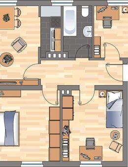 3-Zimmer-Wohnung in Wilhelmshaven Fedderwardergroden - Wilhelmshaven