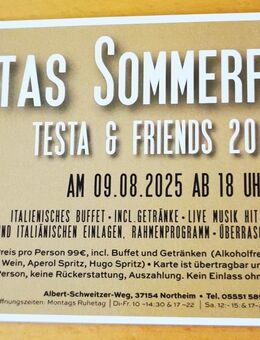Sommerfest bei Testas - Northeim