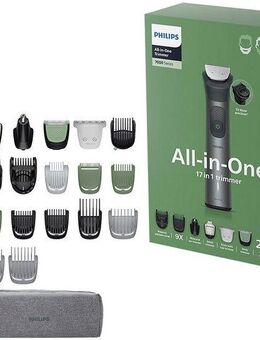 Philips Multifunktionstrimmer Series 7000 MG7941/15, 17-in-1-Trimmer für Gesicht, Körper und Kopfhaare