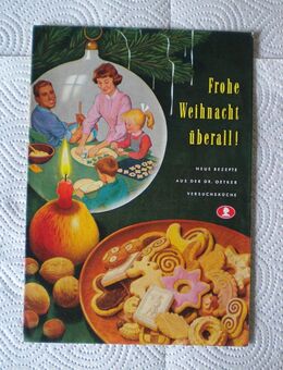 Neue Rezepte aus der Dr.Oetker Versuchsküche-Frohe Weihnacht überall,50/60er Jahre - Linnich
