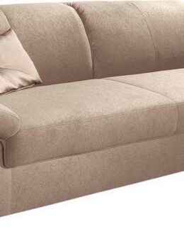 Home affaire 3-Sitzer Yesterday Couch, B/T: 207/91 cm, belastbar bis 140kg/ Sitz, Microfaser, natur