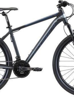 Bikestar Mountainbike, 21 Gang Shimano RD-TY300 Schaltwerk, Kettenschaltung, für Damen und Herren, Kettenschaltung