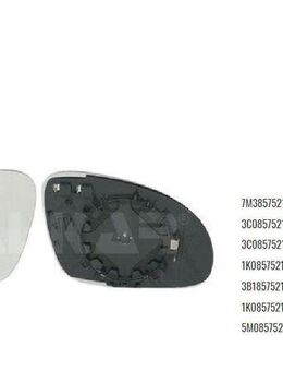 SPIEGELGLAS LINKS VW EOS GOLF V JETTA 3 PASSAT SHARAN 1K0857521K - Dortmund Wickede