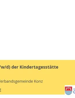 Leitung (m/w/d) der Kindertagesstätte - Oberbillig