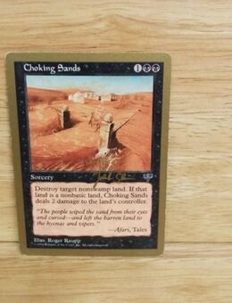 Magic The Gathering-Choking Sands-" - Nörvenich