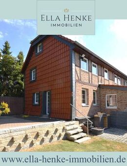 Schönes, modernisiertes Fachwerkhaus mit 160m² Nebengebäude als Gewerbe-/Lagerfläche. - Dahlum