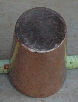 Kleiner Becher Pokal Kupfer Zinn gehämmert - Flensburg