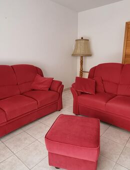 Sofa mit Federkern, Stoffbezug - Ahlen