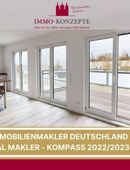 Exklusives Neubau-Maisonette-Penthouse mit Schlossblick, Dachterrasse, Garage in 1A-Lage - Schwerin