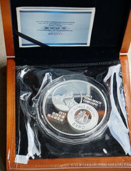 Silbermünze China „LONG BEACH COIN EXPO“ Jahr 2013 - 5 oz (155,5 g) 99,9% Silber – nur 2500 Ex. - Lahr (Schwarzwald)