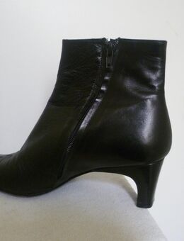 Edle Stiefeletten made in Italy - Leder schwarz Gr. 41 - München