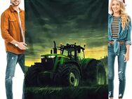 Traktor-Decke für Jungen – Flauschiger Komfort für kleine Traktor-Fans Bauer Landwirtschaft 150x200cm Design 6 - Ingolstadt