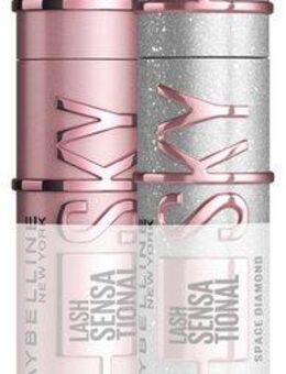 MAYBELLINE NEW YORK Mascara Set: Lash Sensational Sky High + Sky High Space Diamond, 2-tlg., Extreme Länge und volles Volumen, mit Fasern und Bambusextrakt.
