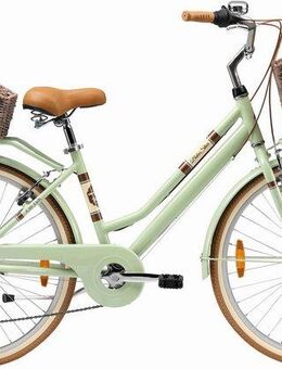 Bikestar Cityrad, 7 Gang Shimano RD-TY21 Schaltwerk, Kettenschaltung, für Damen, Kettenschaltung