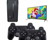 TV SPIEL RETRO KONSOLE 2 PADS 10000 SPIELE XXXL 90er Jahre Set 4K auf 64GB SD Card Konsole - Wuppertal