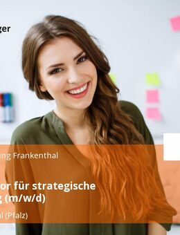 Koordinator für strategische Steuerung (m/w/d) - Frankenthal (Pfalz)
