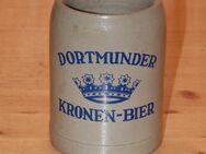 Dortmunder Kronen Bier Bierkrug Steingut Steinzeug Keramik 0,5 l sehr alt aber neuwertig - Borken