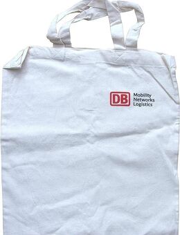 DB Deutsche Bahn - Mobility Networks Logistics Stoffbeutel - Einkaufsbeutel - 40 x 36 cm - Doberschütz