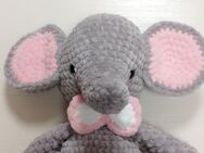 "Sina" ❤️ Elefant gehäkelt Amigurumi Kuscheltier Plüschtier - Kerken