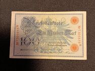 100 Mark Reichsbanknote Berlin 7. Februar 1908 Rot - Kolkwitz