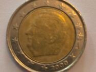 2 Euro Münze Belgien 2000 - Fehlprägung König Albert II - Berlin