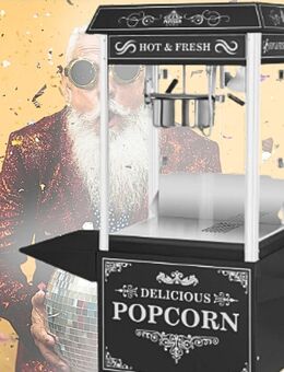 Für Firmenfeier, Events, Fun-Food mieten, Popcornmaschine - Deutsch Evern