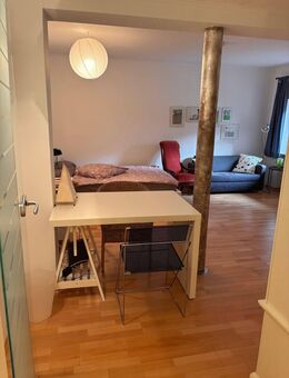 möblierte, gepflegte 1-Zimmer-Terrassenwohnung mit Einbauküche in Mannheim-Oststadt - Mannheim