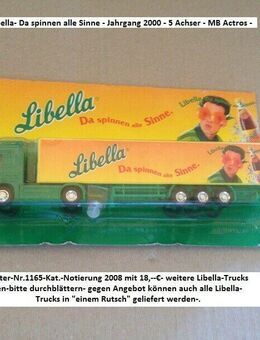 Libella Minitruck -Da spinnen alle Sinne- 5 Achser - 2000- OVP - - Mahlberg