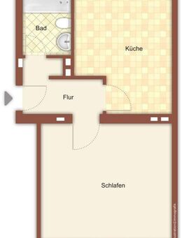 Demnächst frei! 2-Zimmer-Wohnung in Mönchengladbach Hardterbroich-Pesch - Mönchengladbach