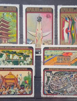 Burundi 1970 Expo70 Osaka Satz komplett gestempelt - Görlitz
