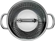 WMF Spargeltopf, Cromargan® Edelstahl Rostfrei 18/10, Ø 16 cm, mit Siebeinsatz, Induktion, 4,5 Liter