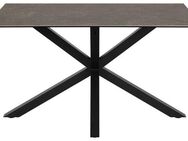 ACTONA GROUP Esstisch Heaven, Tisch, Tischplatte aus Keramik, Kreuzgestell, 135x80x75.5cm