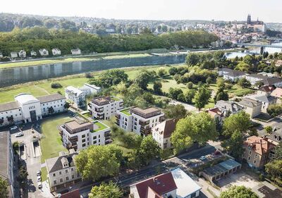 Attraktive Neubauwohnung mit tollem Elbausblick