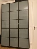 Großer Schwarzer Schrank (Modular: 1 Doppelstück + 2 Einzel) in 12489