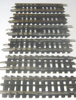 TRIX EXPRESS 6x 4398 Übergangsgleis GUT ohne Fehlteile - Amberg